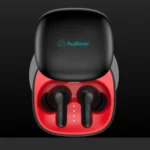 Audionic 550 Wireless Bluetooth Earbuds (RED-BLACK)