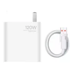 Mi 120W Charger Combo (Type-A) with A to C Cable 3Pin White