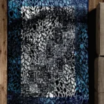 Ideal Eagle Silky BlueWhite Rug