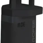 Rofee Smart & Fast Dual Port USB-A&C 30W Wall Gan Charger W/O Cable 3Pin RG-130 Black